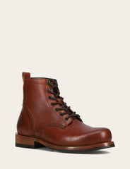 Frye Men's Whiskey Hudson Workboot Plain Toe Boot Whiskey