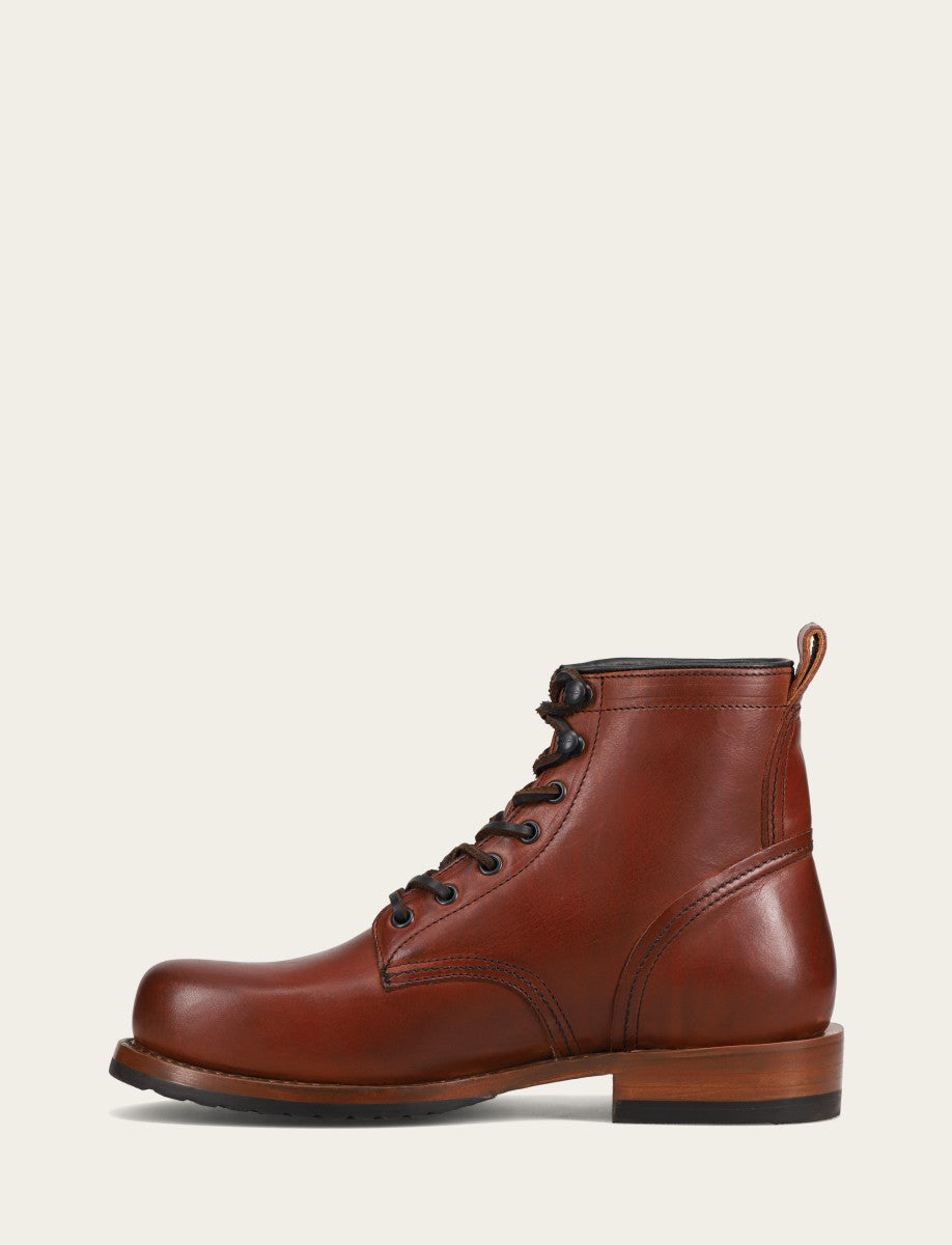 Frye Men's Whiskey Hudson Workboot Plain Toe Boot Whiskey