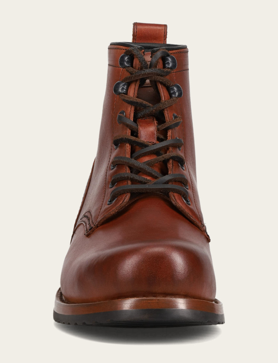 Frye Men's Whiskey Hudson Workboot Plain Toe Boot Whiskey