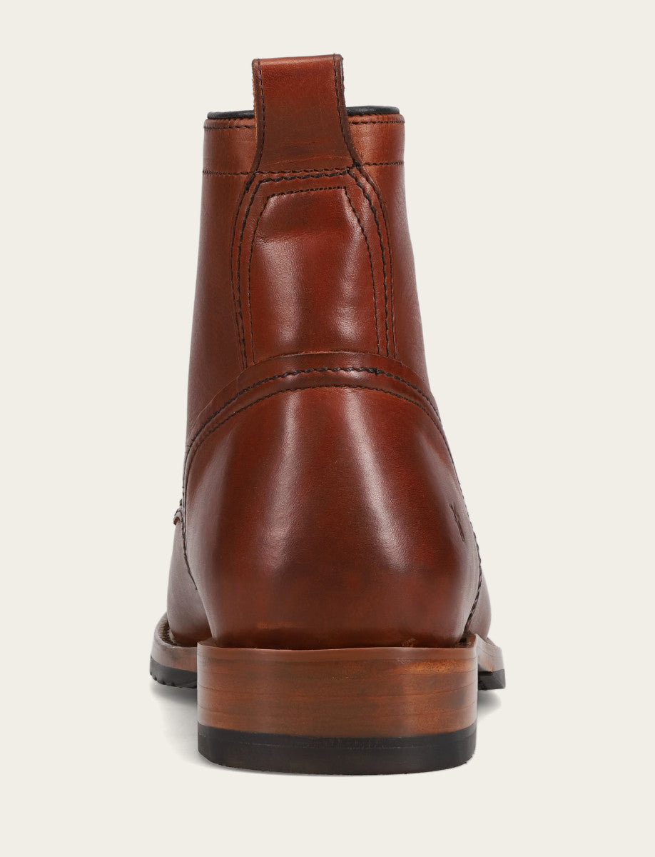 Frye Men's Whiskey Hudson Workboot Plain Toe Boot Whiskey