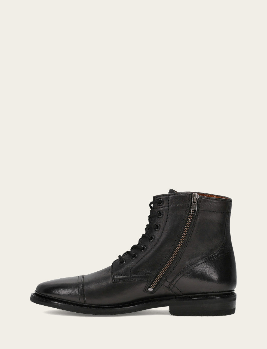 Frye Men's Black Paul Mid Lace Boot Black