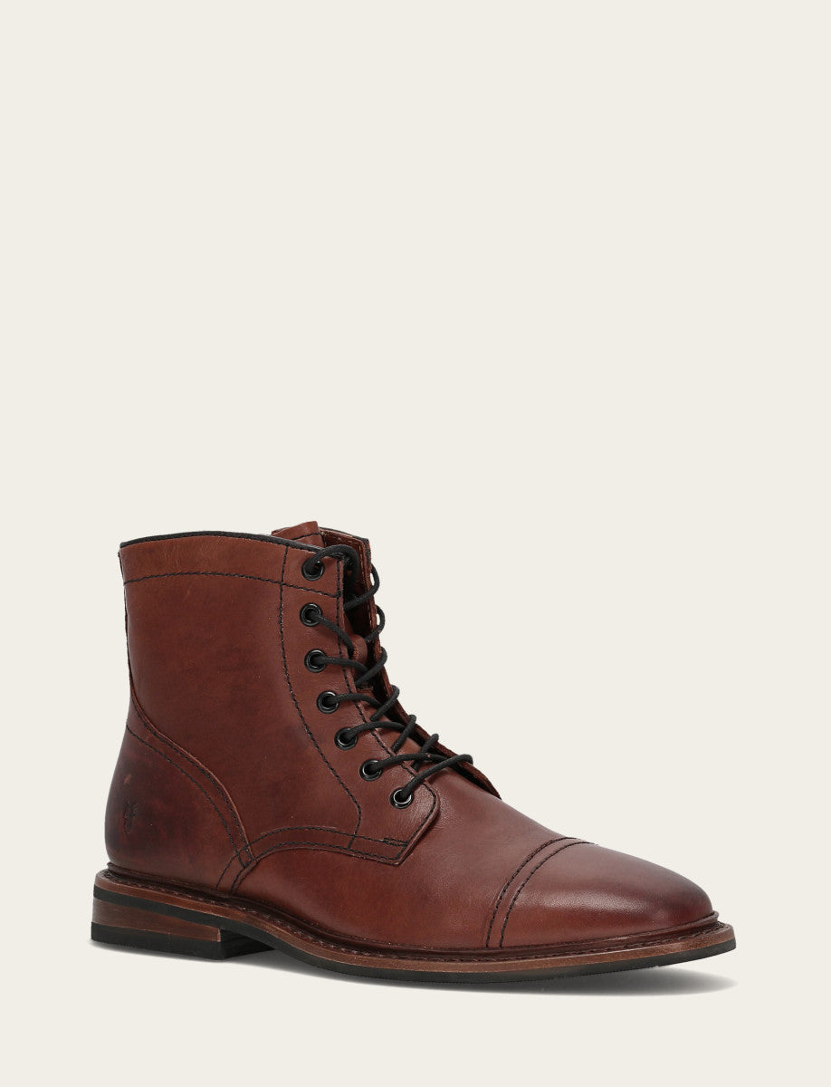 Frye Men's Brown Paul Mid Lace Boot Brown