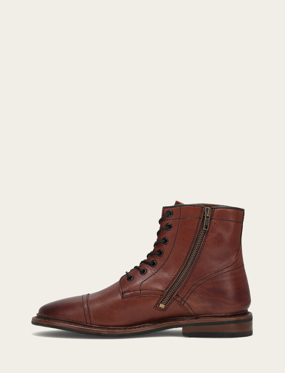 Frye Men's Brown Paul Mid Lace Boot Brown