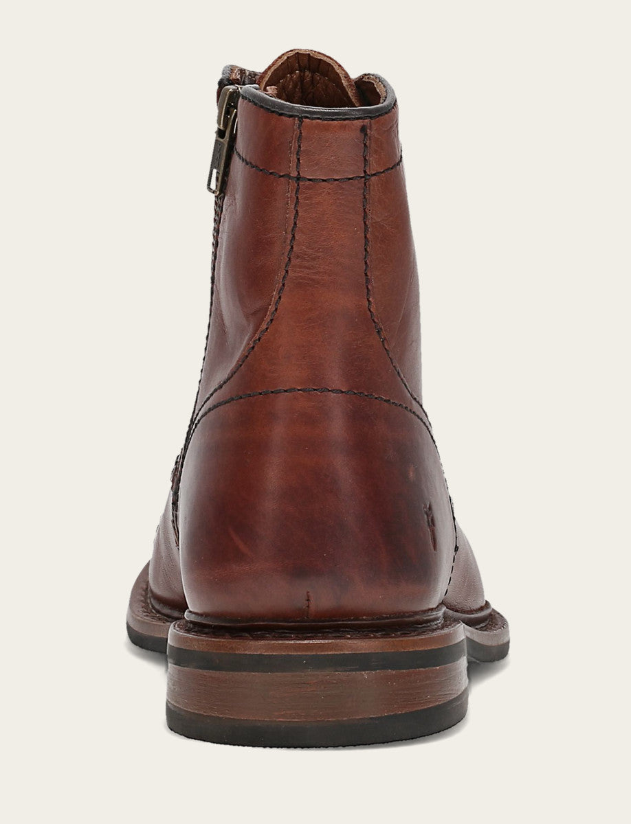 Frye Men's Brown Paul Mid Lace Boot Brown