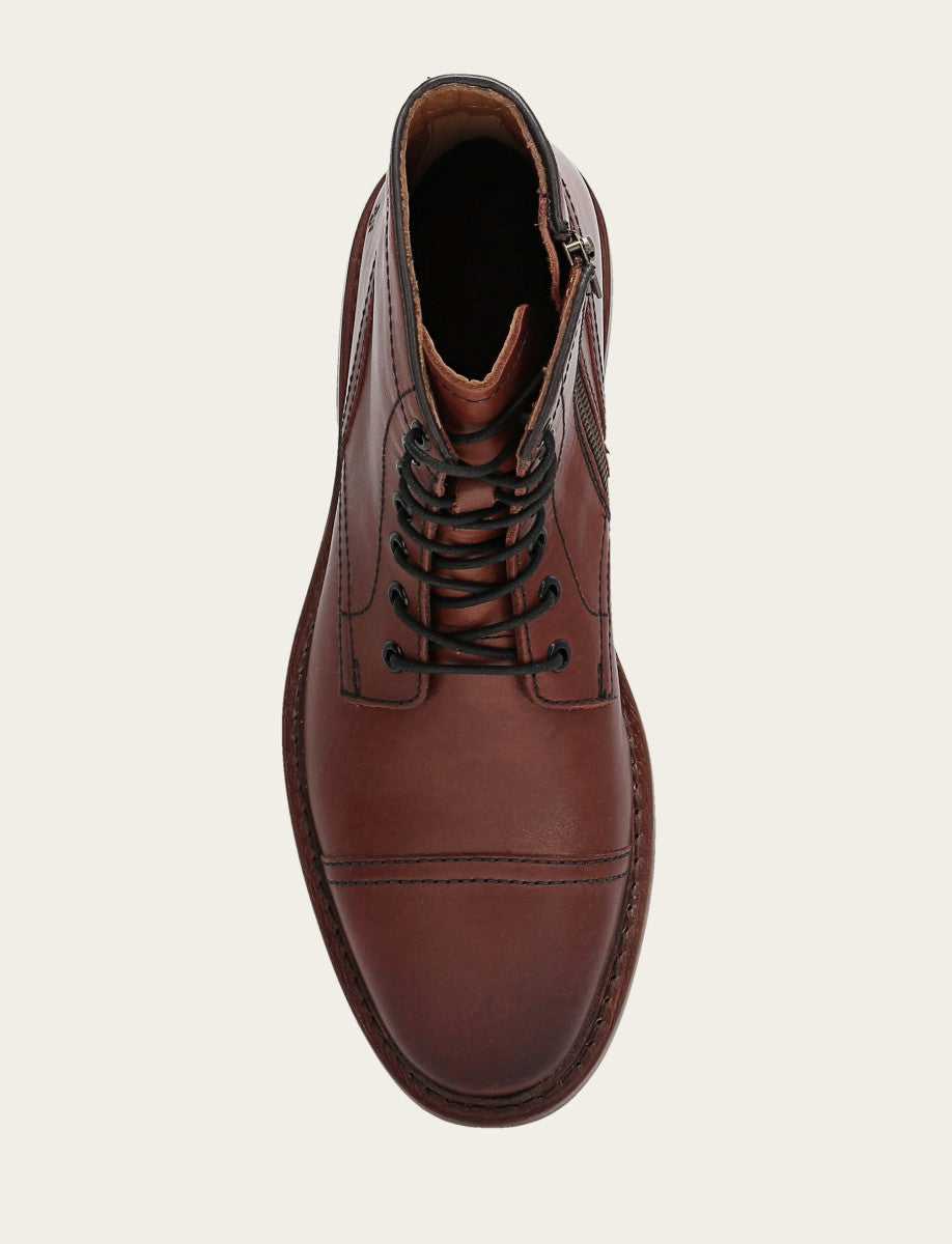 Frye Men's Brown Paul Mid Lace Boot Brown