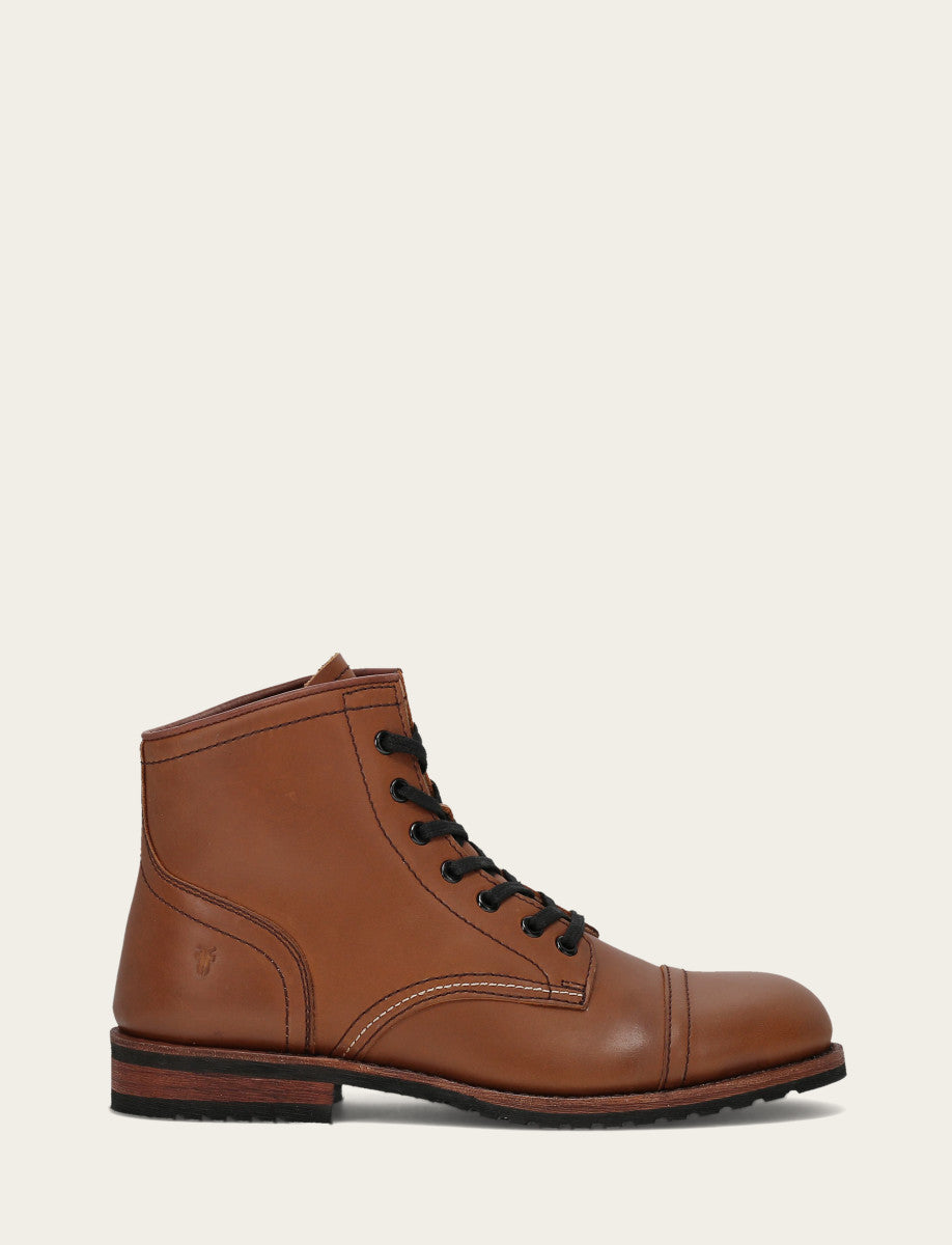 Frye Men's Saddle Landon Midlace Boot Saddle