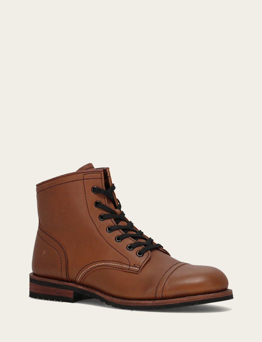 Frye Men's Saddle Landon Midlace Boot Saddle