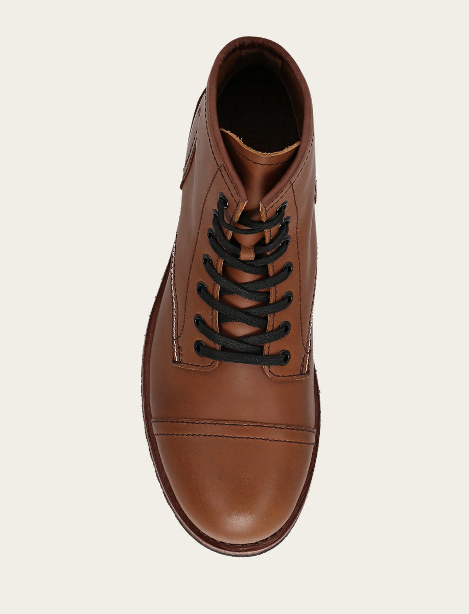 Frye Men's Saddle Landon Midlace Boot Saddle