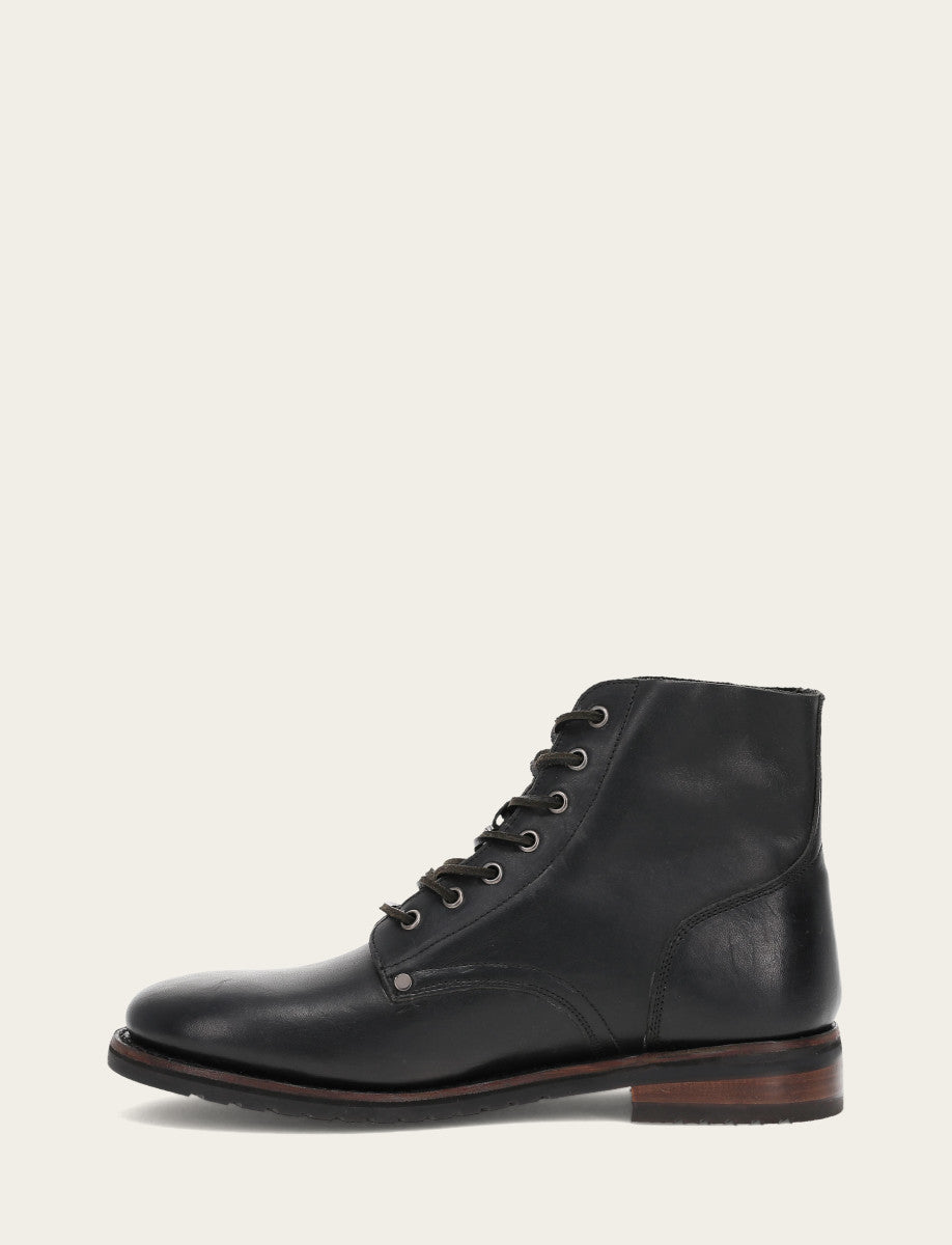 Frye Men's Black Barrett Lace Up Boots Black