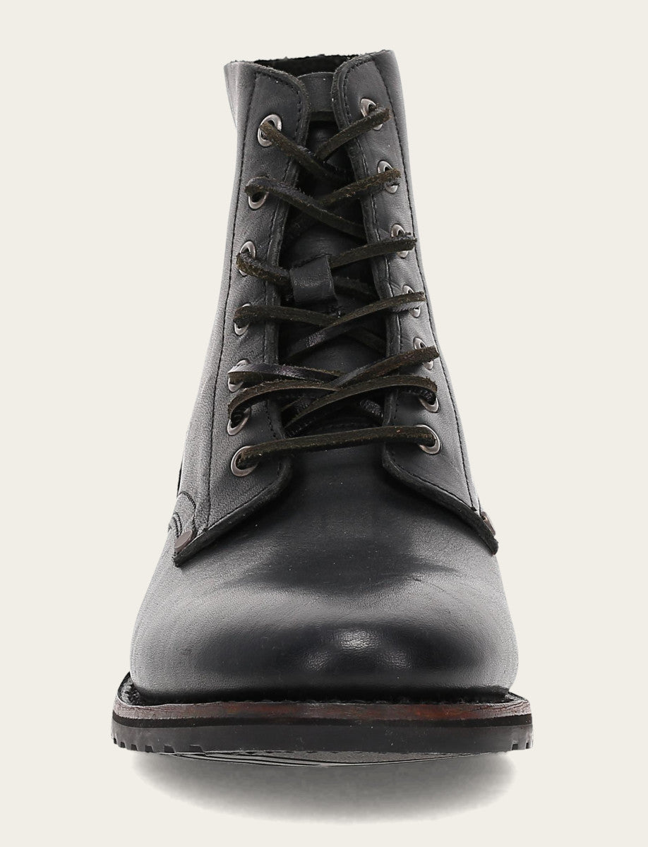 Frye Men's Black Barrett Lace Up Boots Black