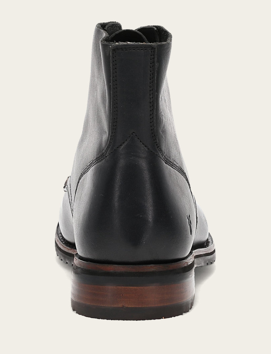 Frye Men's Black Barrett Lace Up Boots Black