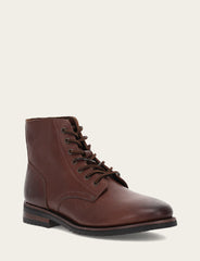 Frye Men's Cognac Barrett Lace Up Boots Cognac