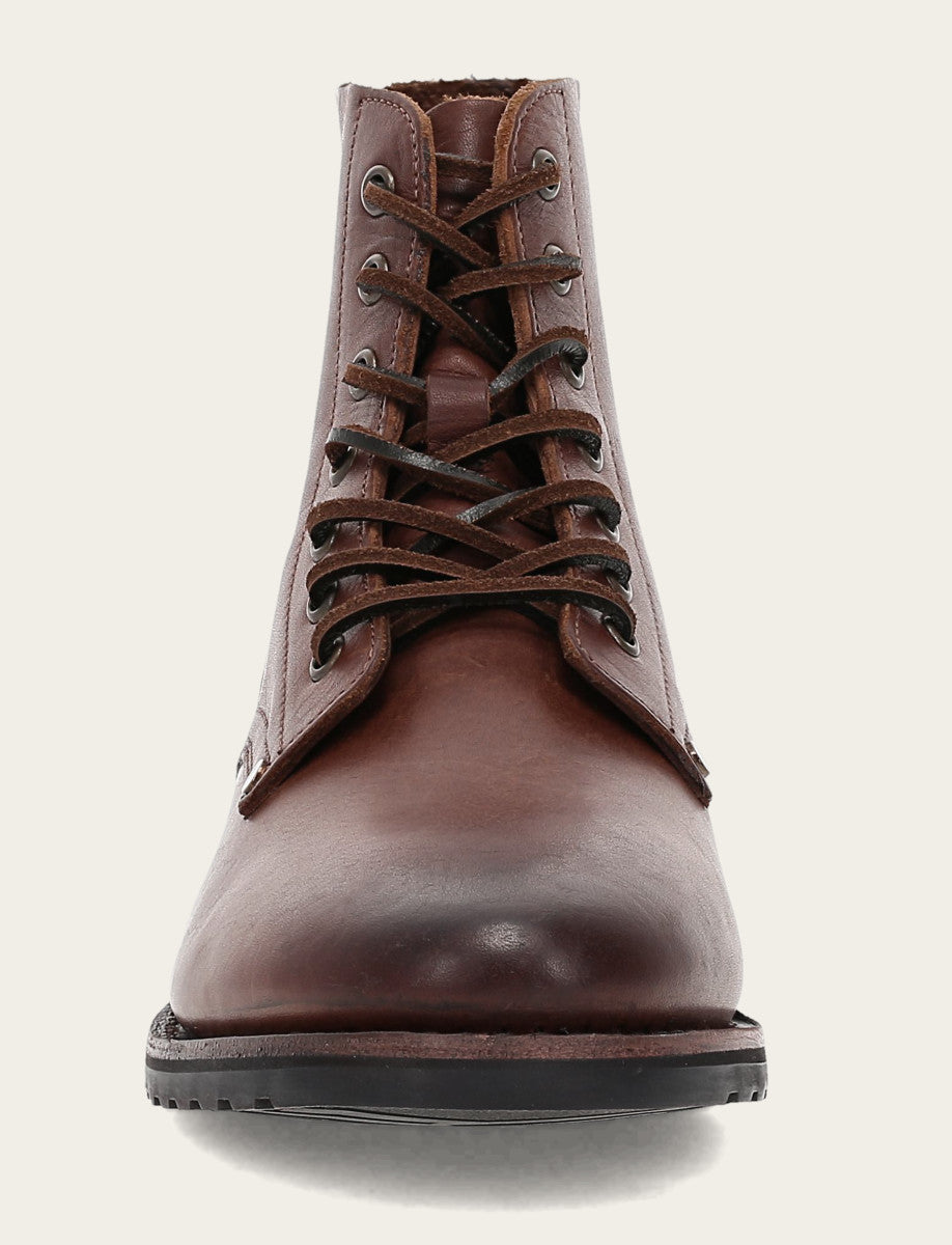 Frye Men's Cognac Barrett Lace Up Boots Cognac