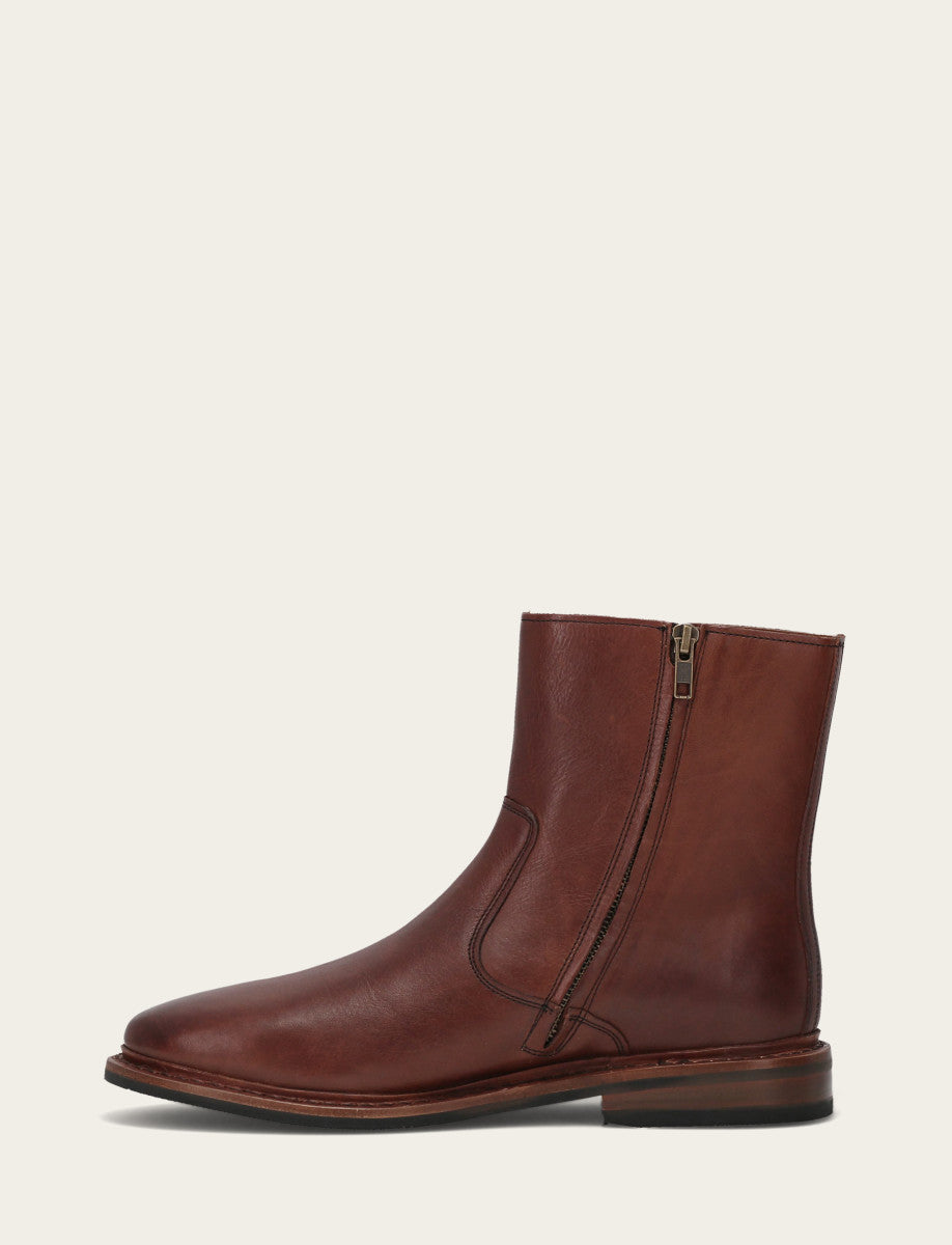 Frye Men's Brown Paul Inside Zip Boot Brown