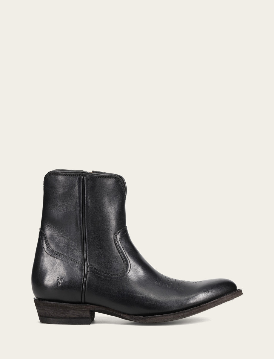 Frye Austin Inside Zip Boot Antique Black