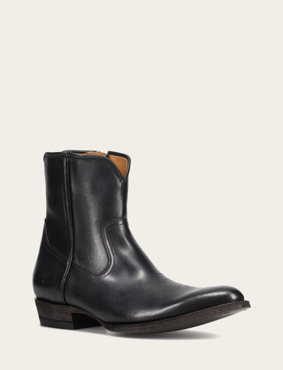 Frye Austin Inside Zip Boot Antique Black