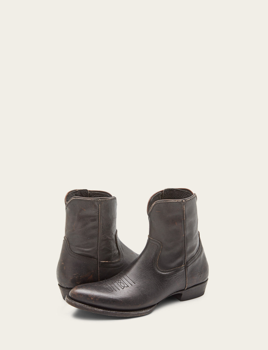 Frye Austin Inside Zip Boot Antique Black