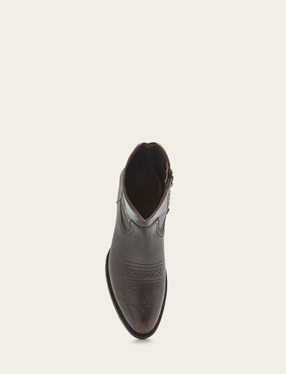 Frye Austin Inside Zip Boot Antique Black