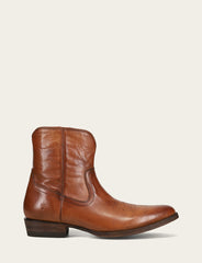 Frye Men's Cognac Austin Inside Zip Boots Cognac