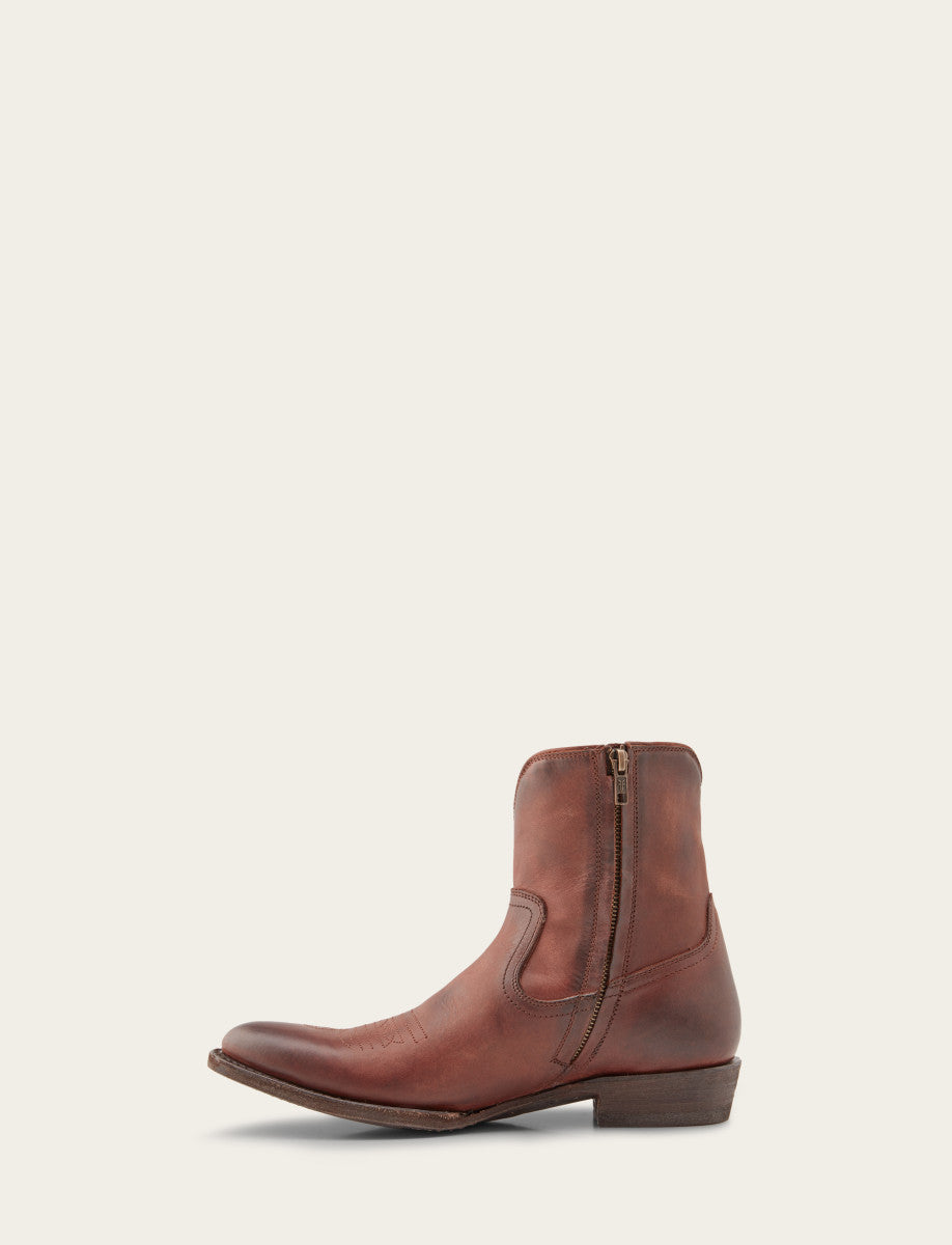 Frye Men's Cognac Austin Inside Zip Boots Cognac