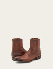 Frye Men's Cognac Austin Inside Zip Boots Cognac