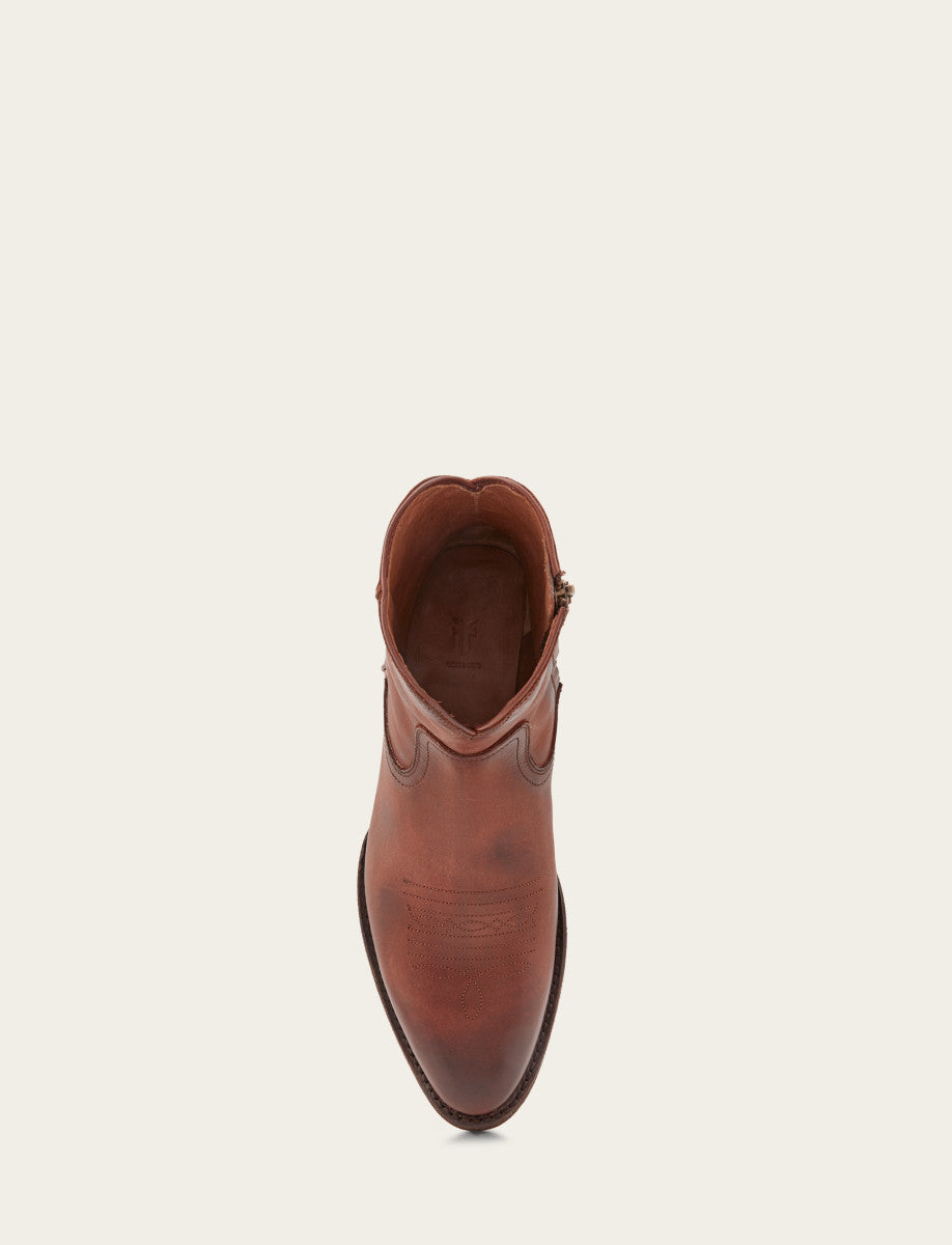Frye Men's Cognac Austin Inside Zip Boots Cognac