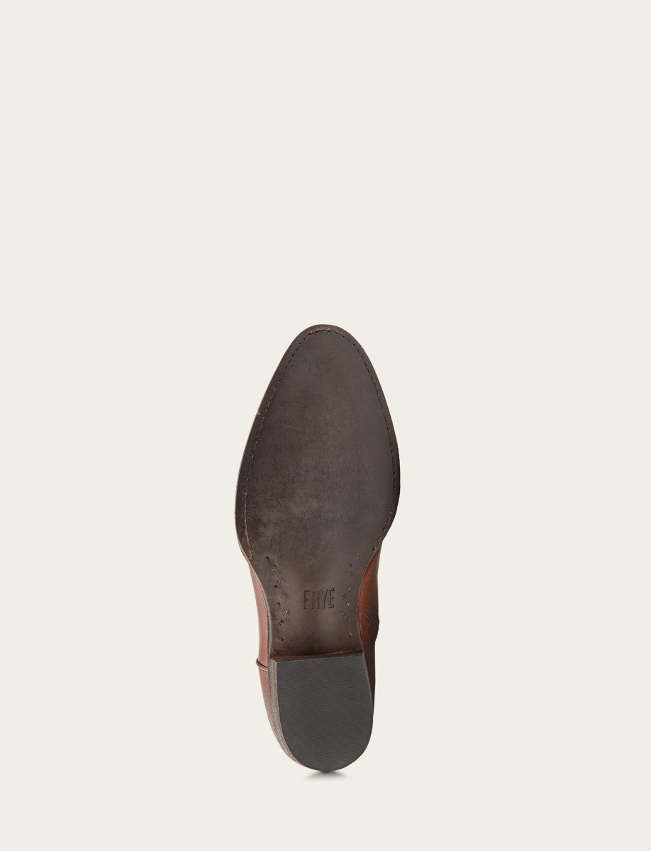 Frye Men's Cognac Austin Inside Zip Boots Cognac