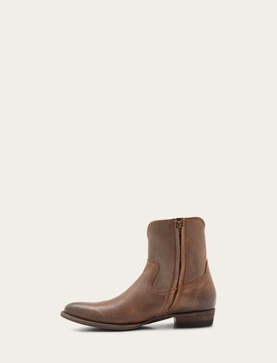Frye Men's Brown Austin Inside Zip Boots Brown