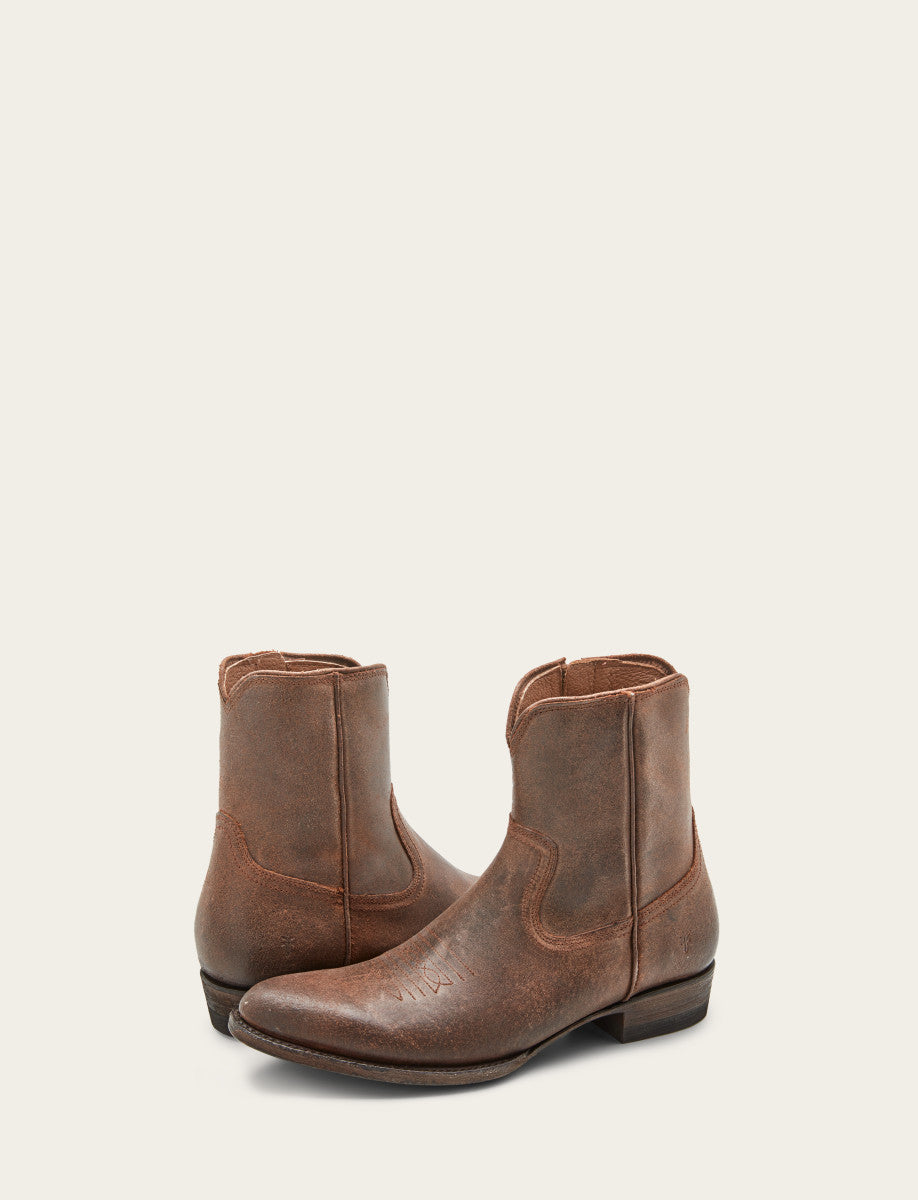 Frye Men's Brown Austin Inside Zip Boots Brown