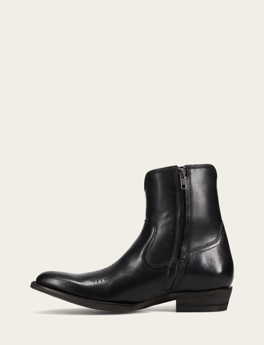 Frye Austin Inside Zip Boot Black