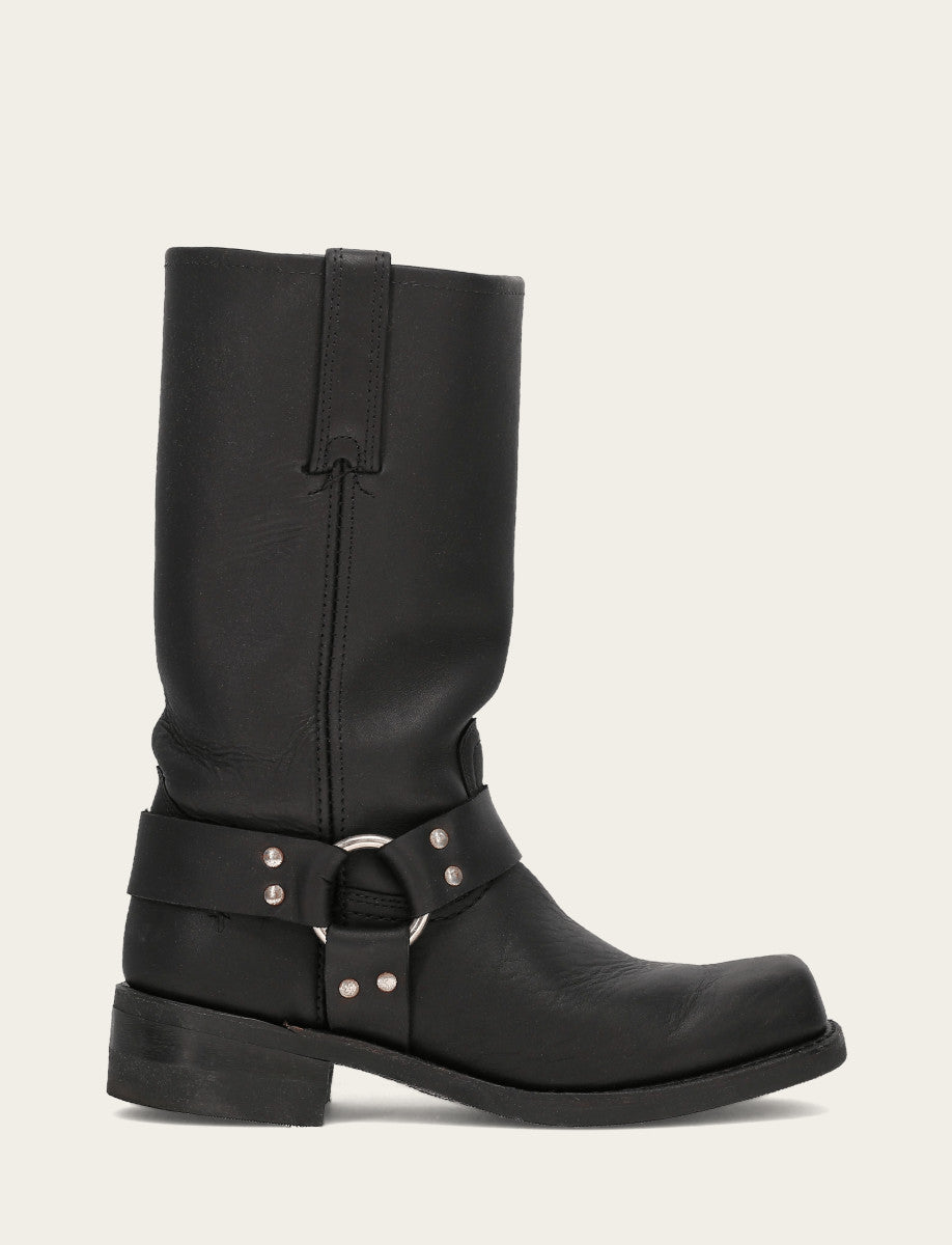 Frye Men's Black Harness 12R Mens Boots Black