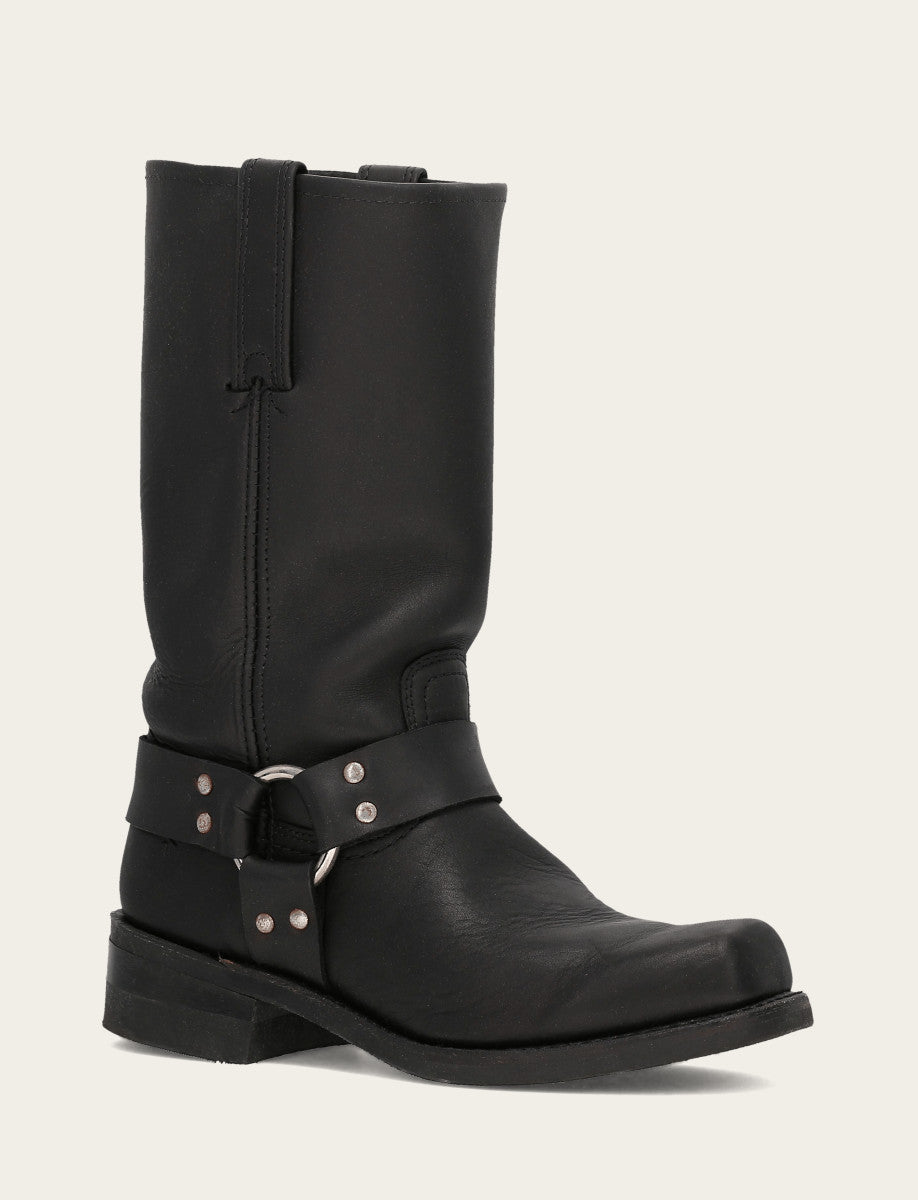 Frye Men's Black Harness 12R Mens Boots Black