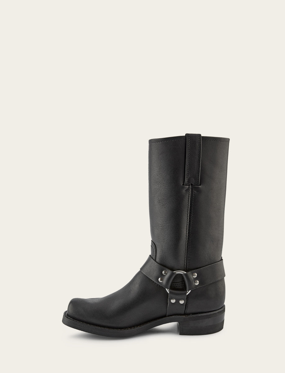 Frye Men's Black Harness 12R Mens Boots Black