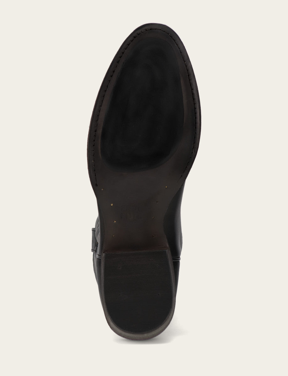 Frye Men's Black Grady Vintage Stitch Western Boots Black