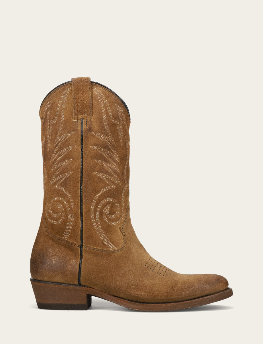 Frye Men's Mushroom Grady Vintage Stitch Western Boots Mushroom
