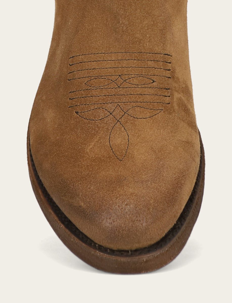 Frye Men's Mushroom Grady Vintage Stitch Western Boots Mushroom