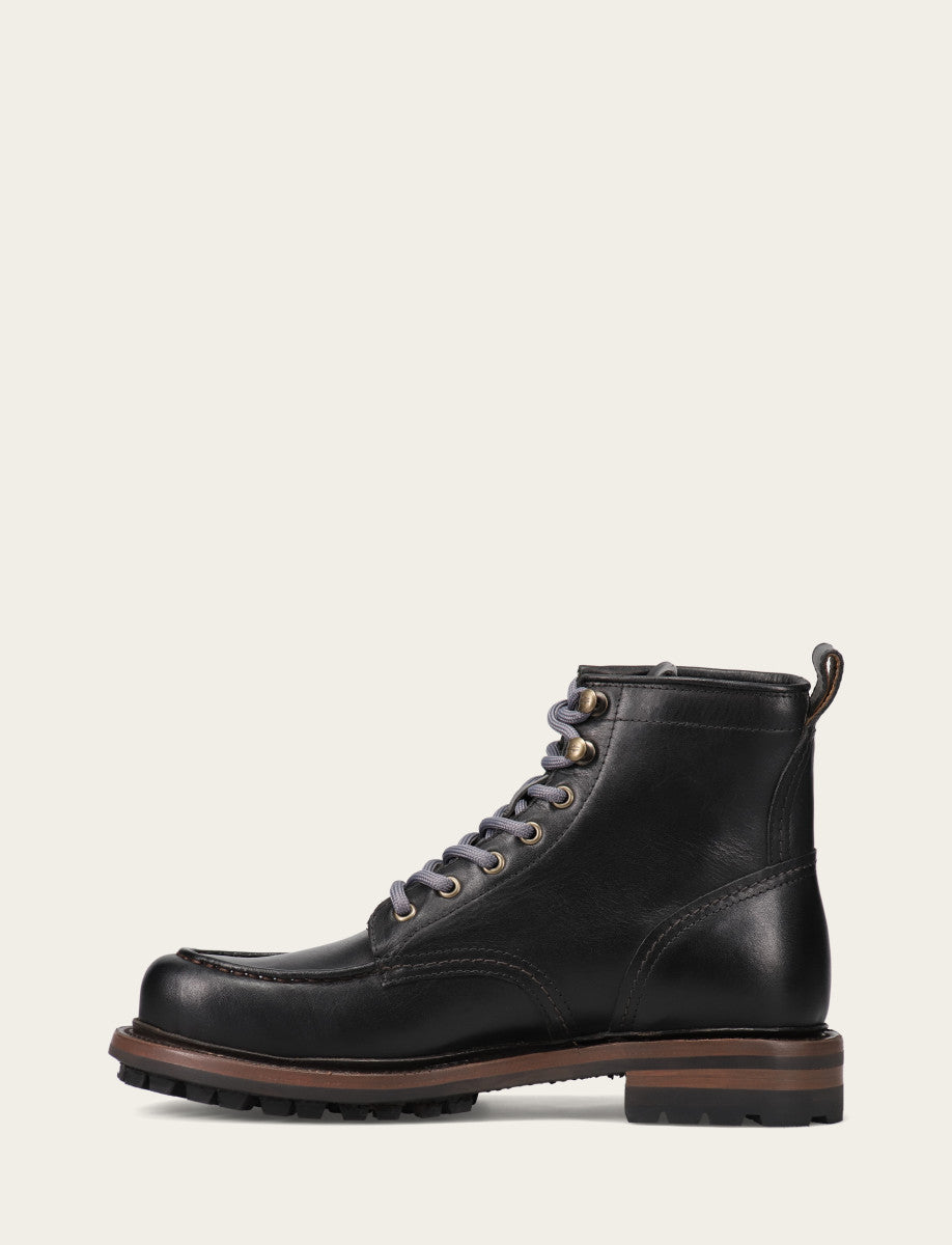 Frye Men's Black Hudson Workboot Lug Black