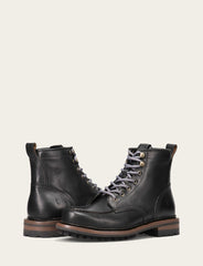 Frye Men's Black Hudson Workboot Lug Black