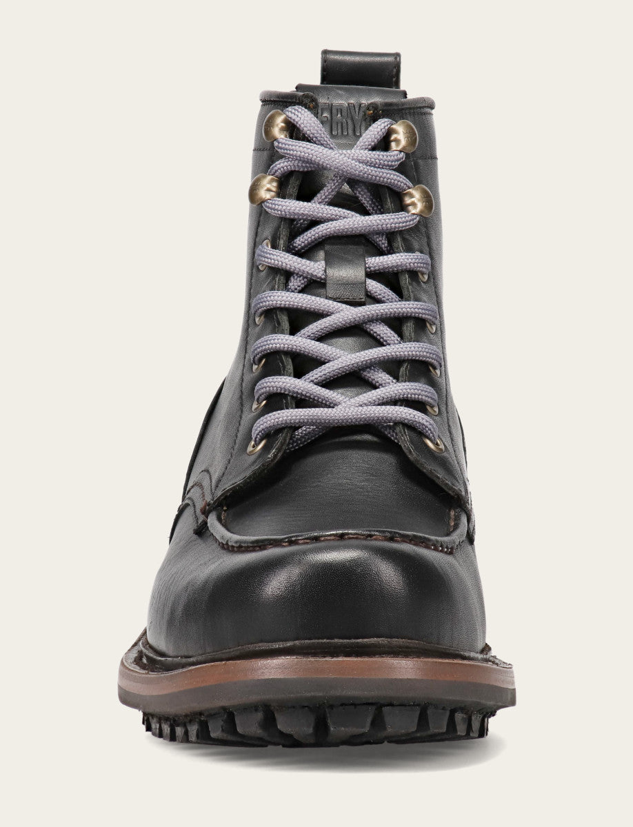 Frye Men's Black Hudson Workboot Lug Black