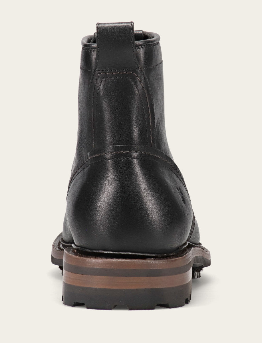 Frye Men's Black Hudson Workboot Lug Black