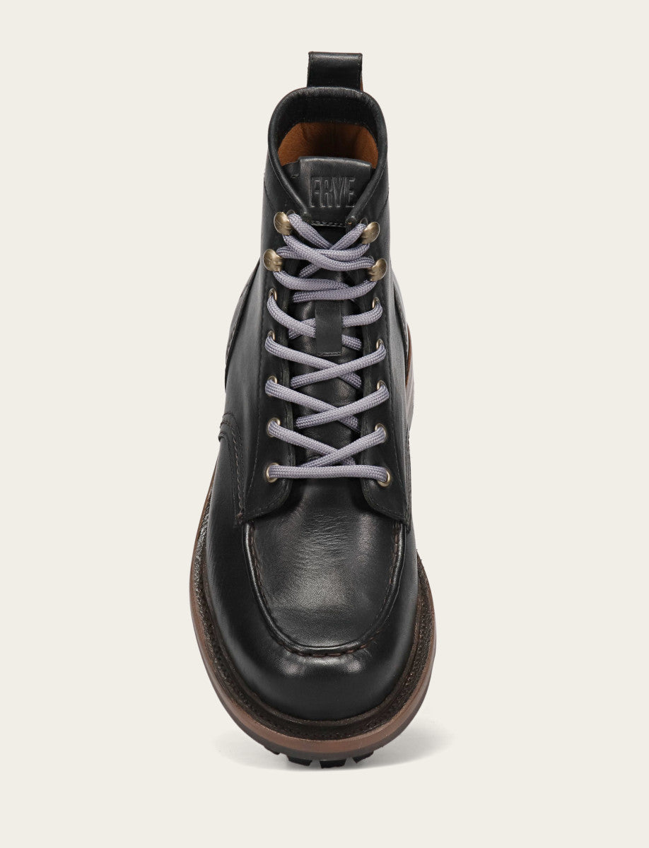 Frye Men's Black Hudson Workboot Lug Black