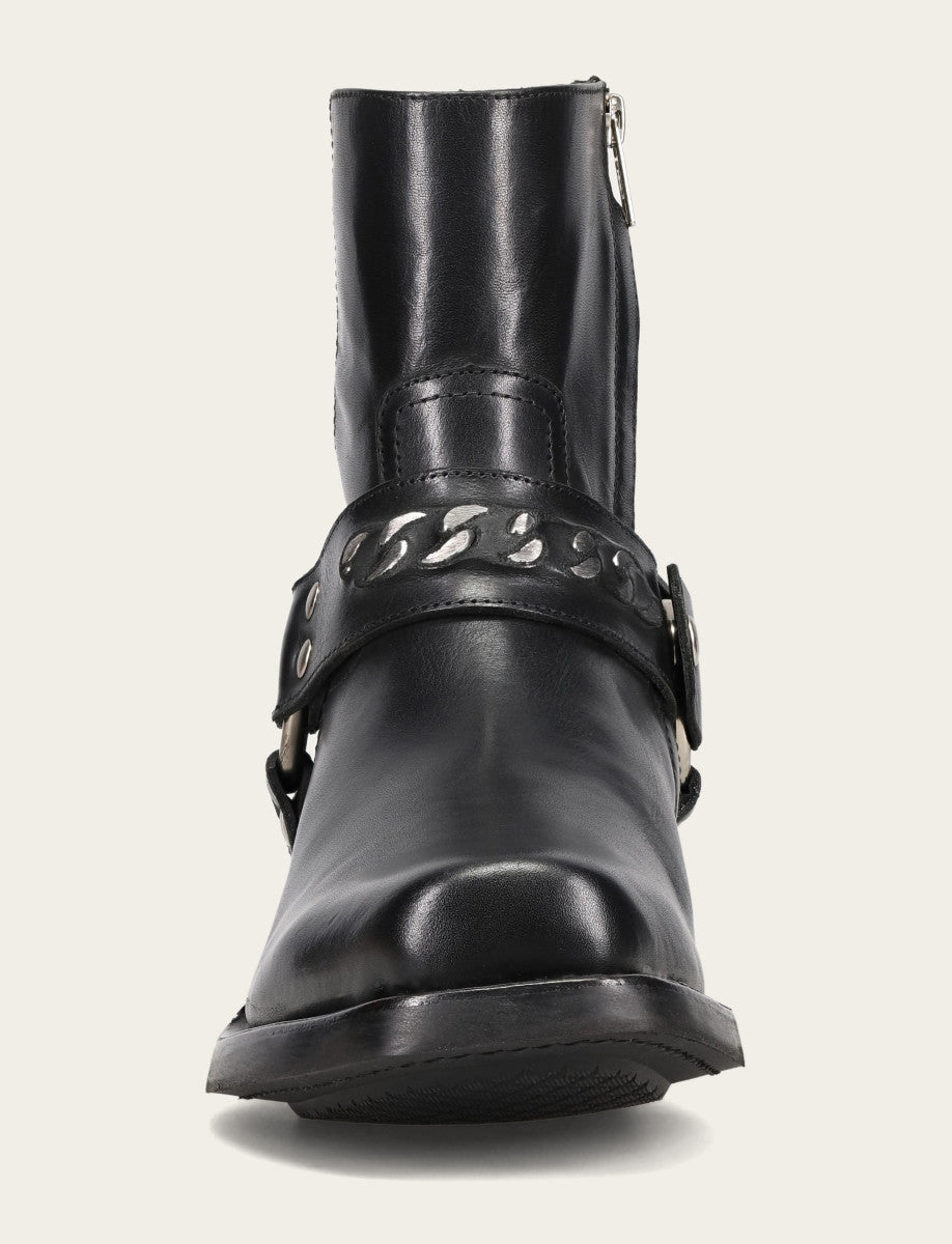 Frye Men's Black Conway Chain Harness Boot Black