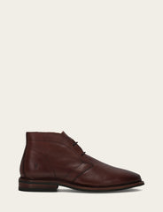 Frye Men’s Brown Oiled Leather Paul Chukka Boots Brown