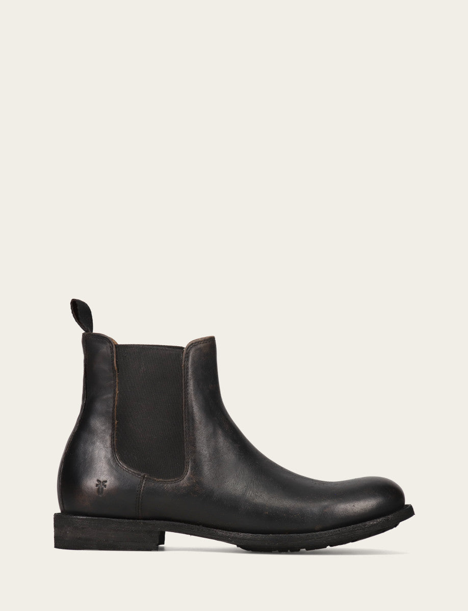 Frye Men's Antique Black Tyler Flex Chelsea Boots Antique Black