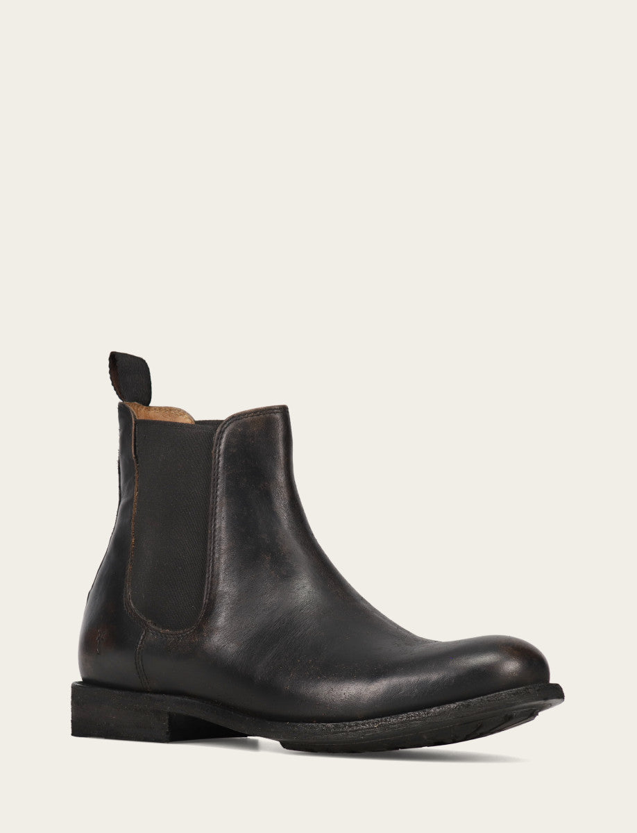 Frye Men's Antique Black Tyler Flex Chelsea Boots Antique Black