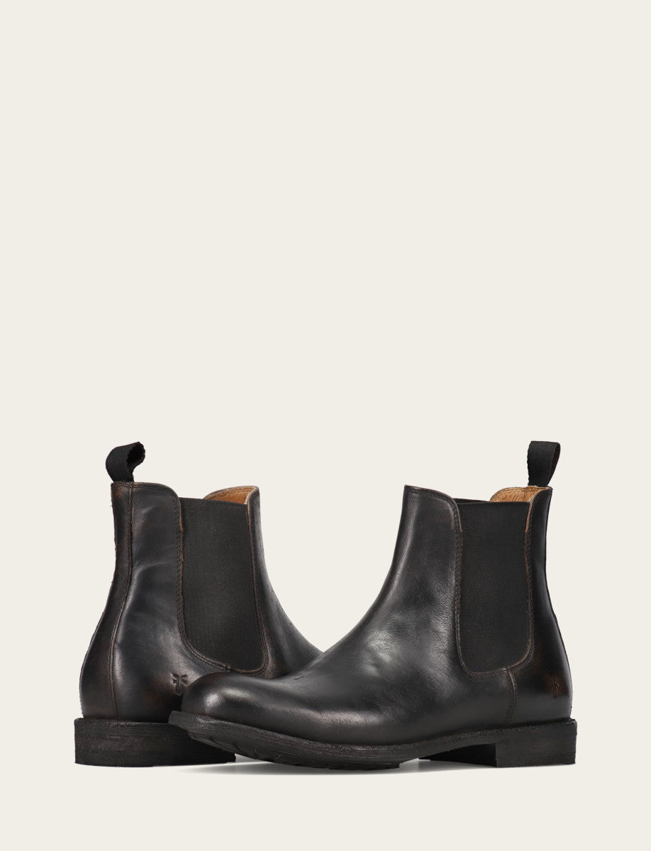 Frye Men's Antique Black Tyler Flex Chelsea Boots Antique Black