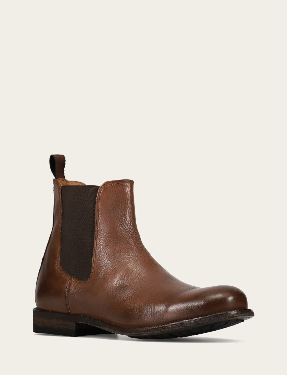 Frye Men's Cognac Tyler Flex Chelsea Boots Cognac