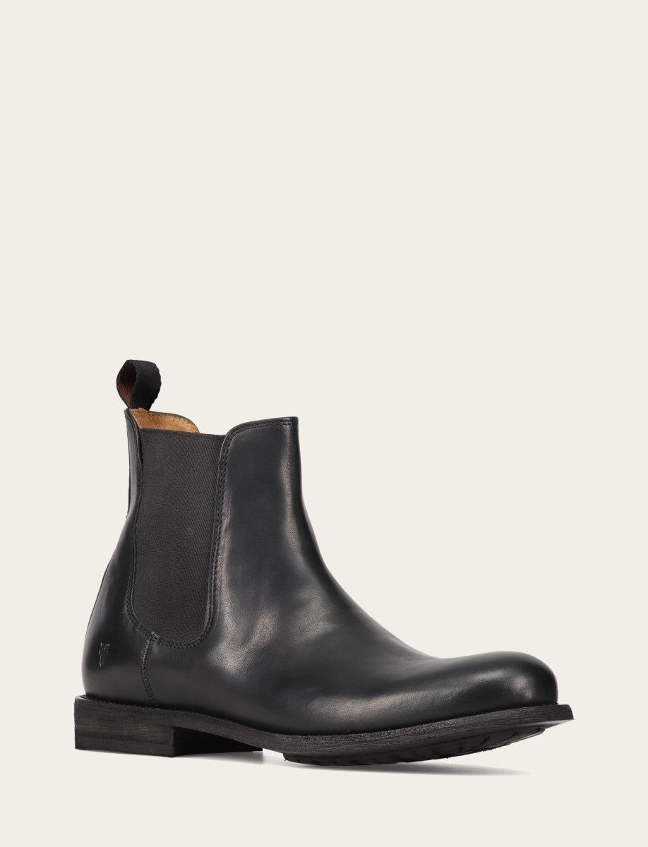 Frye Men's Black Tyler Flex Chelsea Boots Black