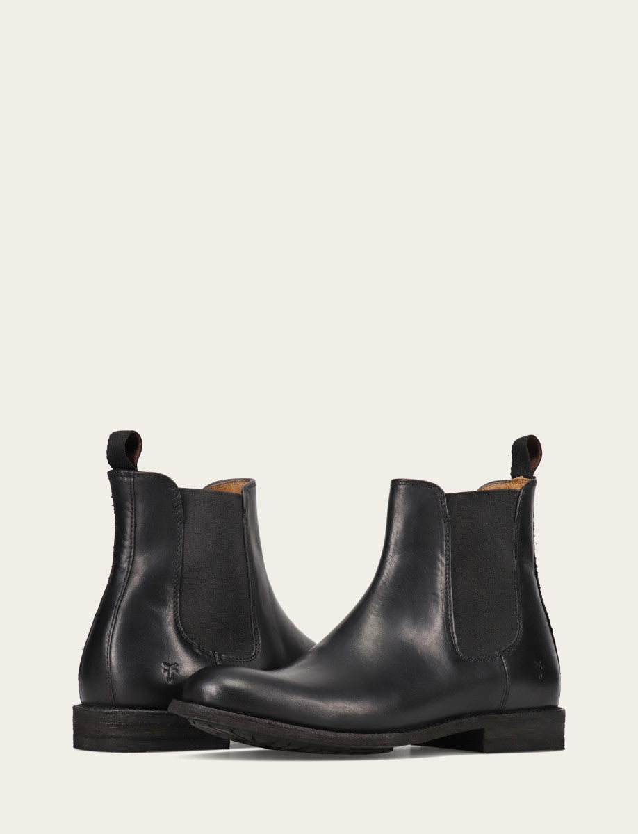 Frye Men's Black Tyler Flex Chelsea Boots Black