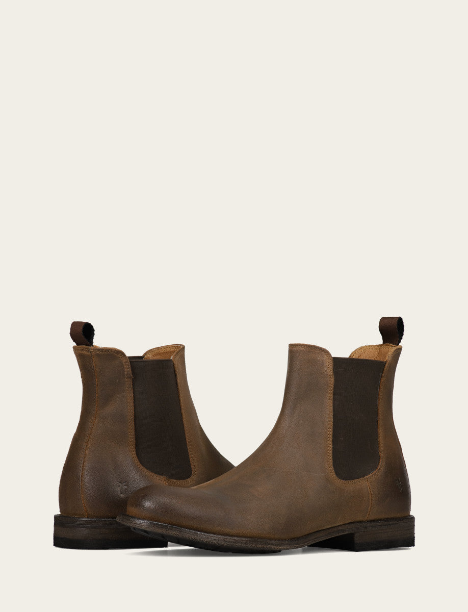 Frye Men's Bark Tyler Flex Chelsea Boots Bark